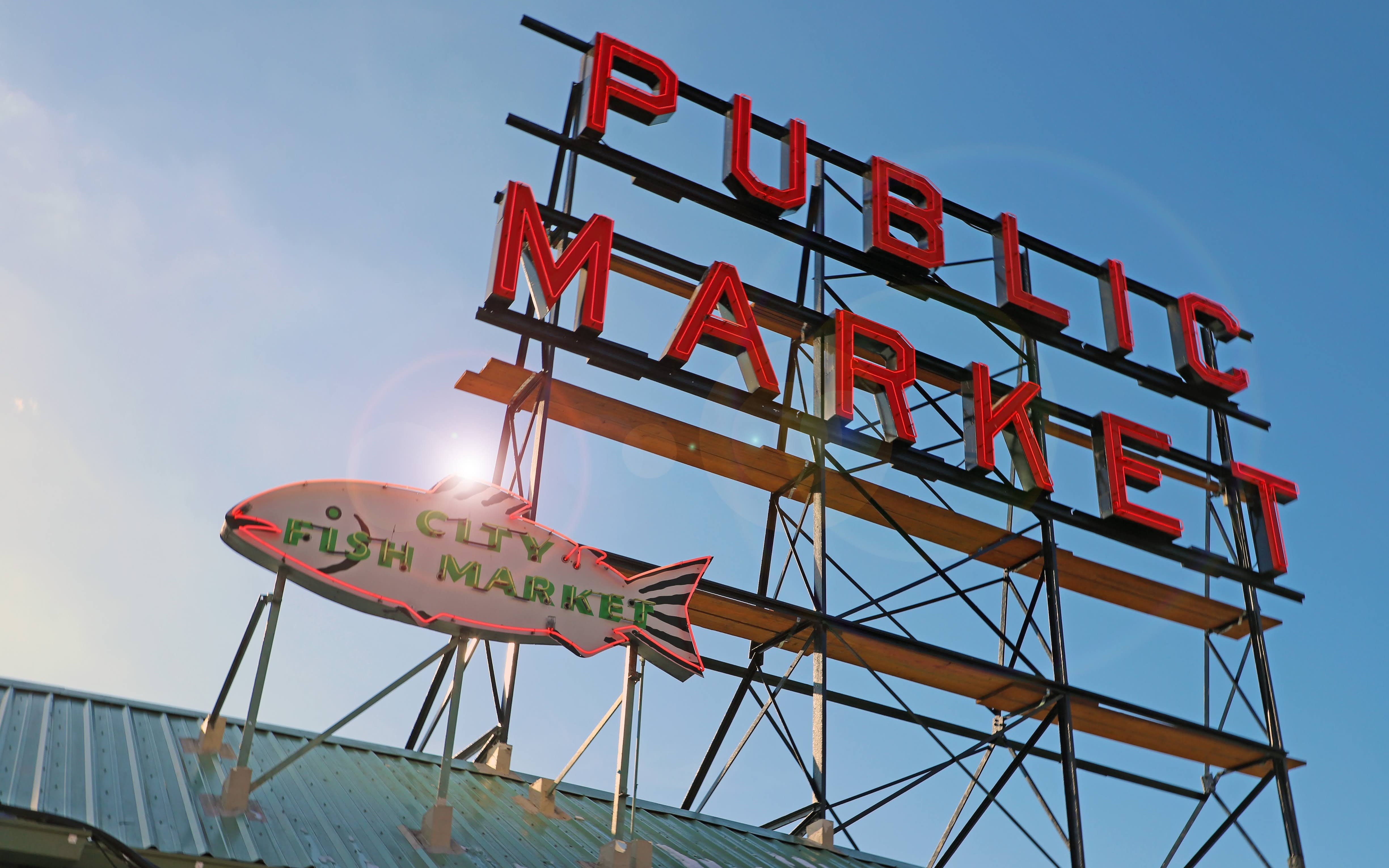 An image of the City Market in Seattle