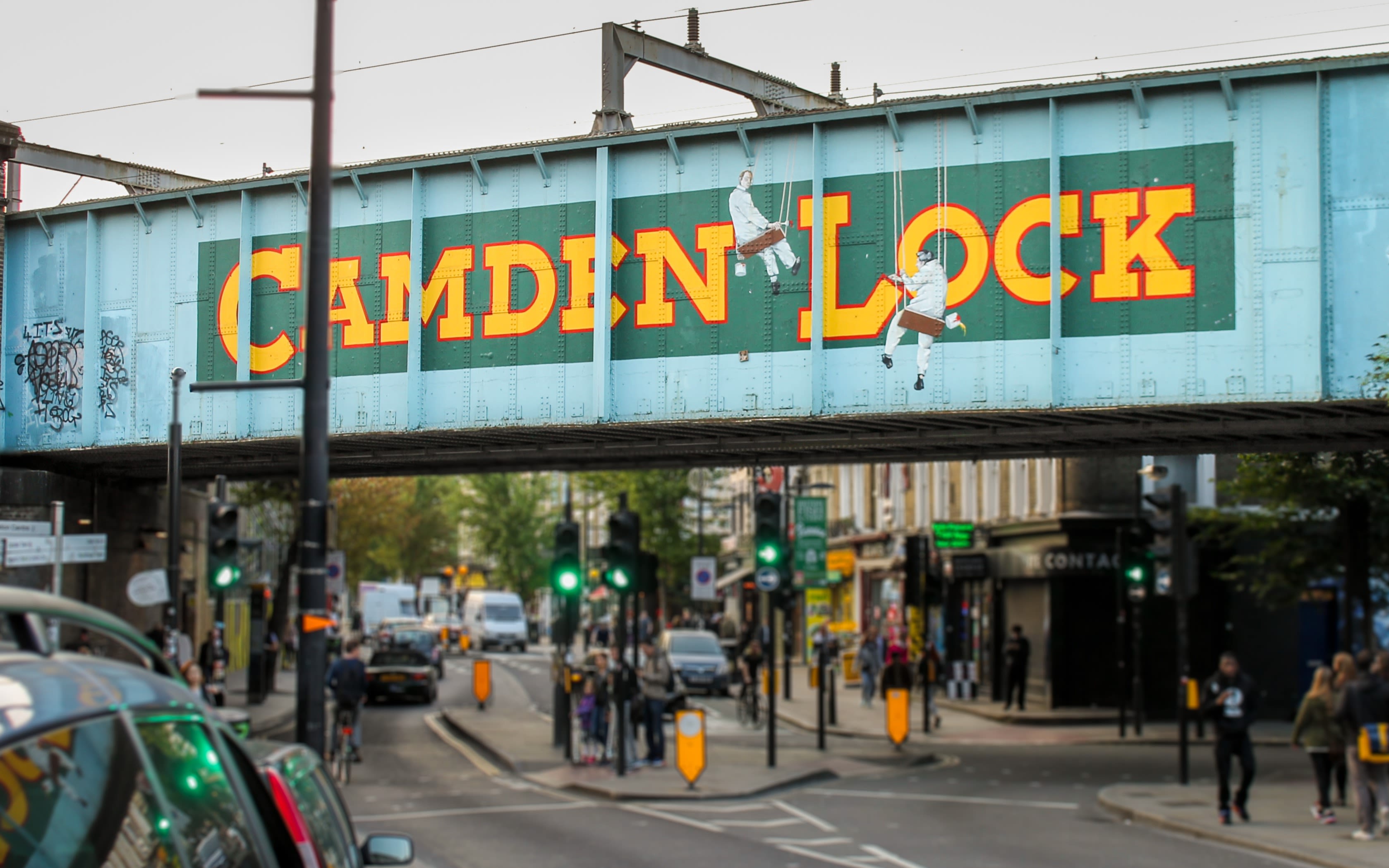 An image of the famous Camden Market street sign