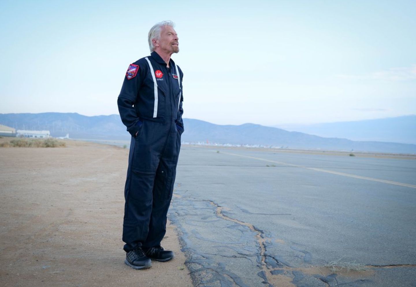 Richard Branson at Spaceport America