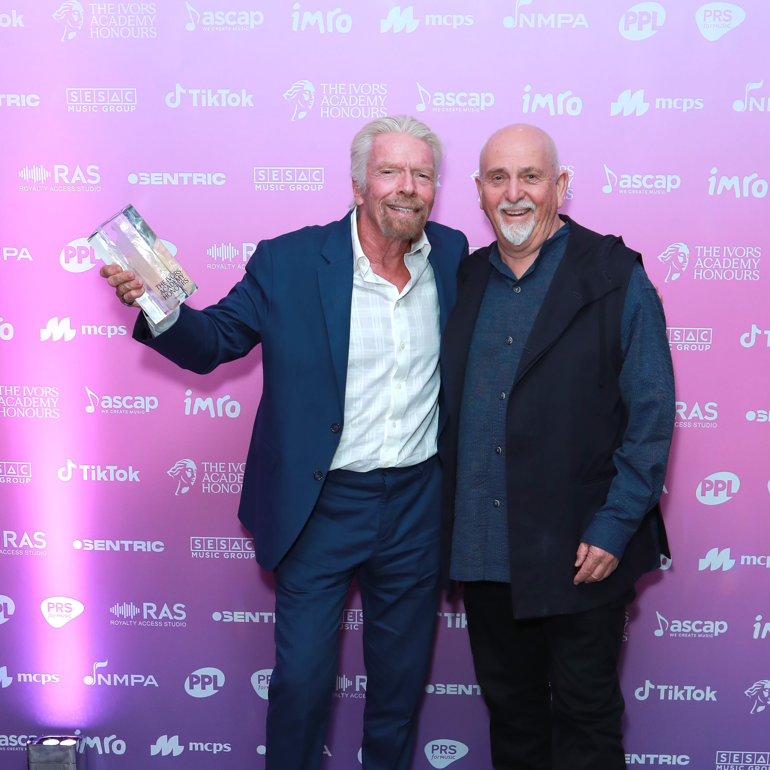 Richard Branson_Peter Gabriel_The Ivors Academy Honours