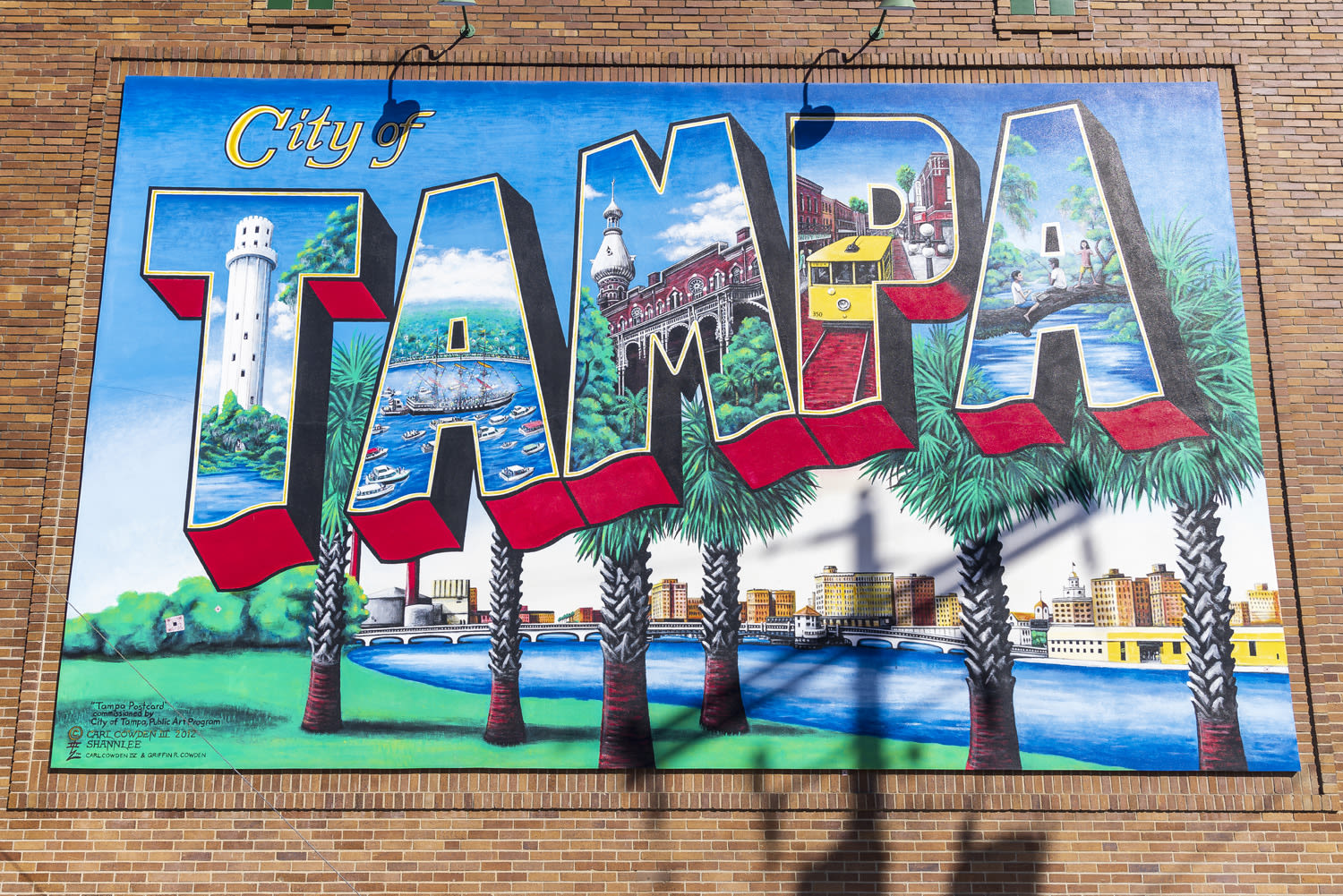 A mural in the city of Tampa
