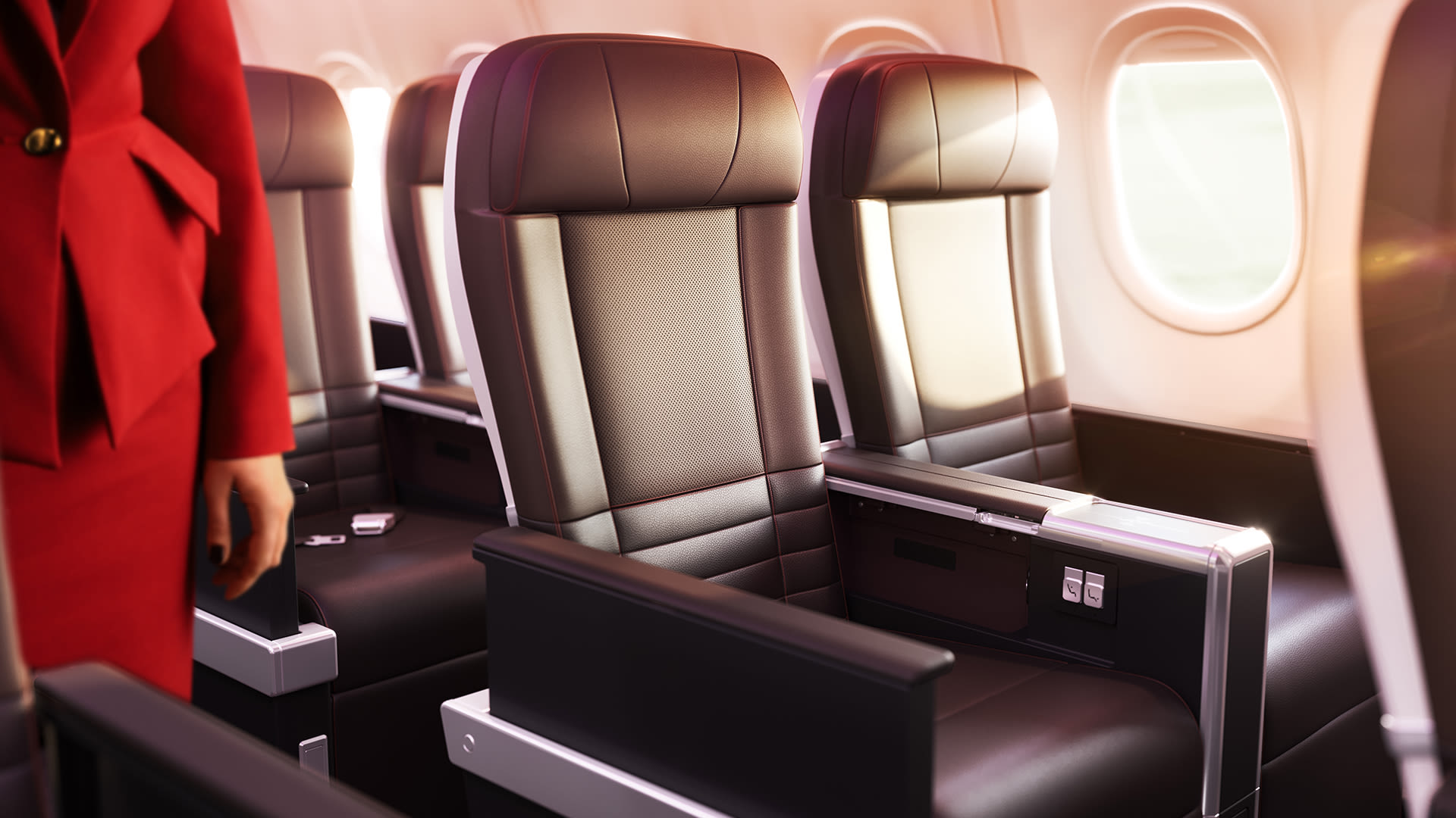 Virgin Atlantic's Premium cabin on Airbus A330neo