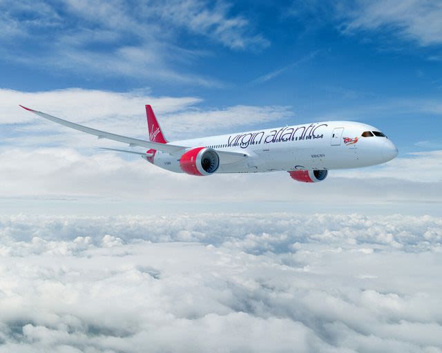 A Virgin Atlantic Boeing 787 Dreamliner aircraft