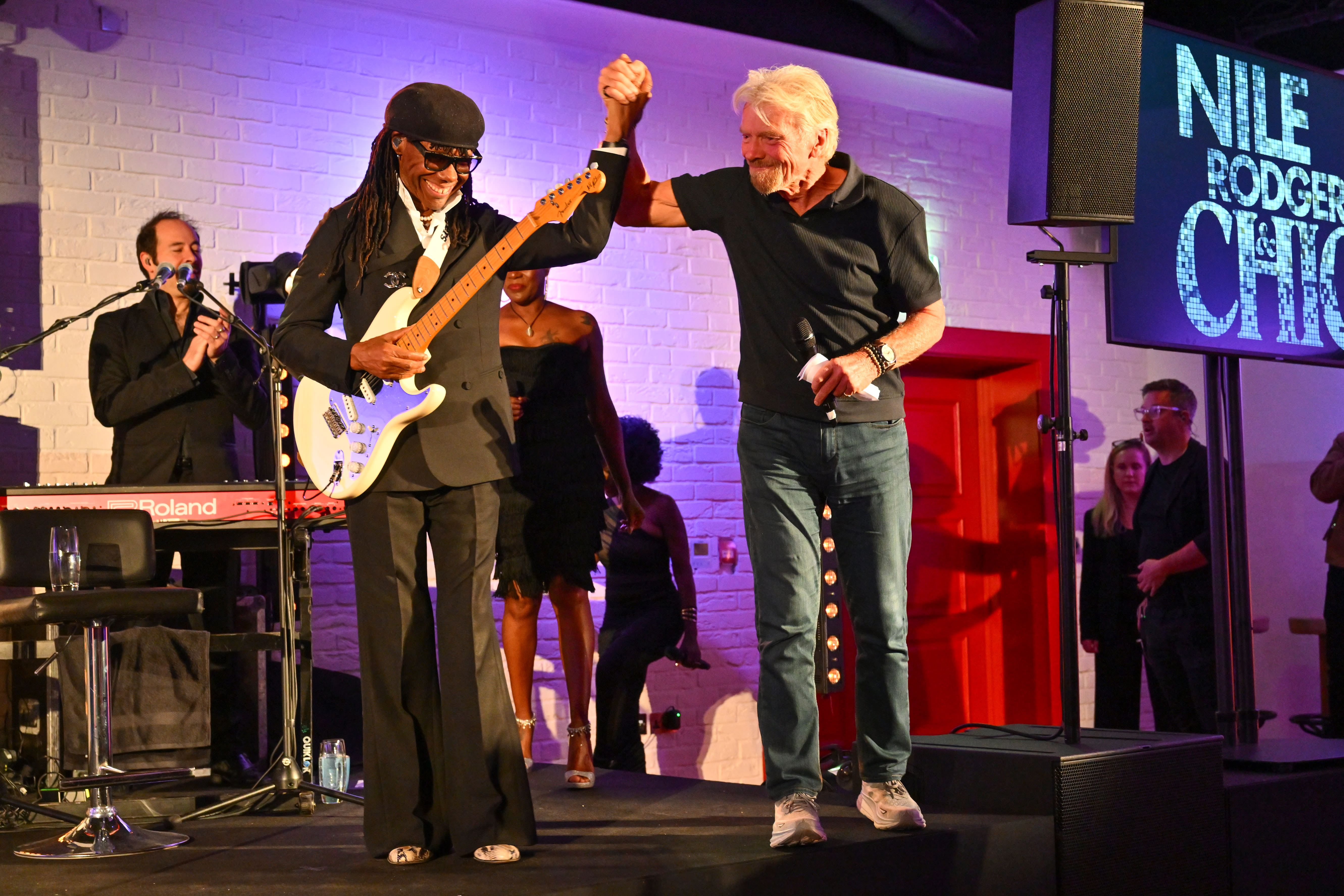 Richard Branson and Nile Rodgers