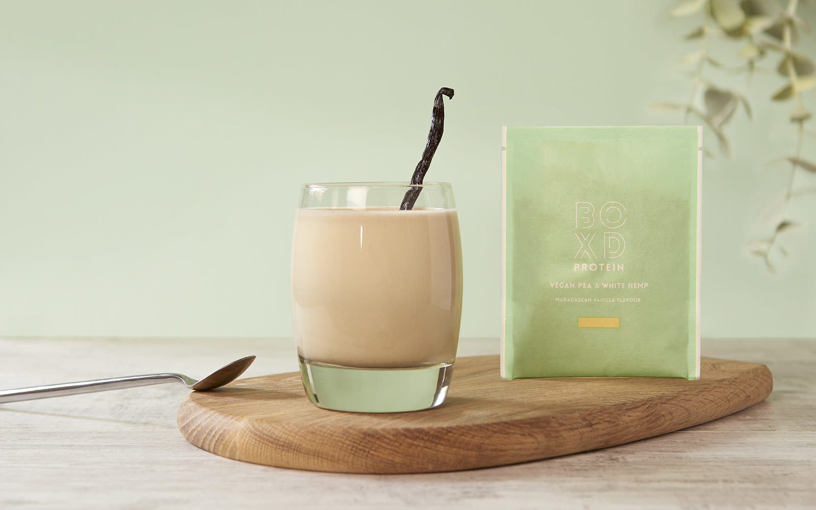 A vanilla smoothie from BOXD Health