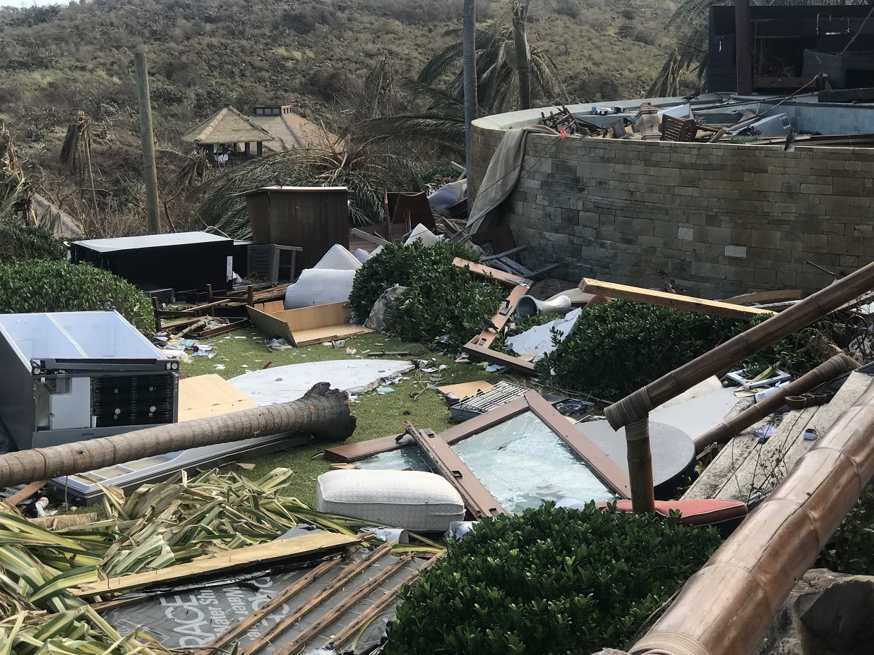 Destruction left by Hurricane Irma