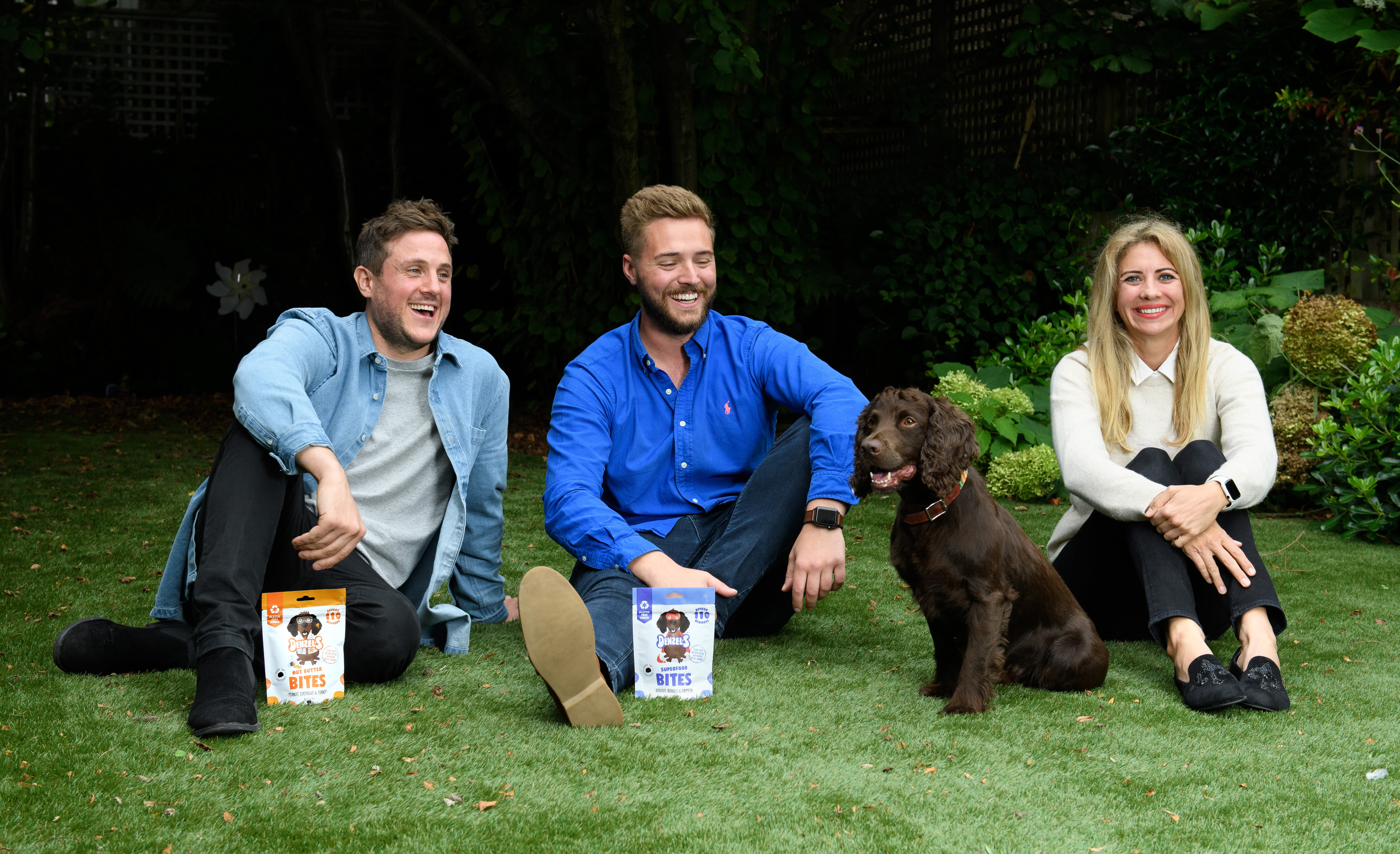 Holly Branson meets with the founders of Denzel's dog snacks