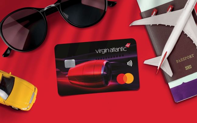 An image of two Virgin Atlantic credit cards