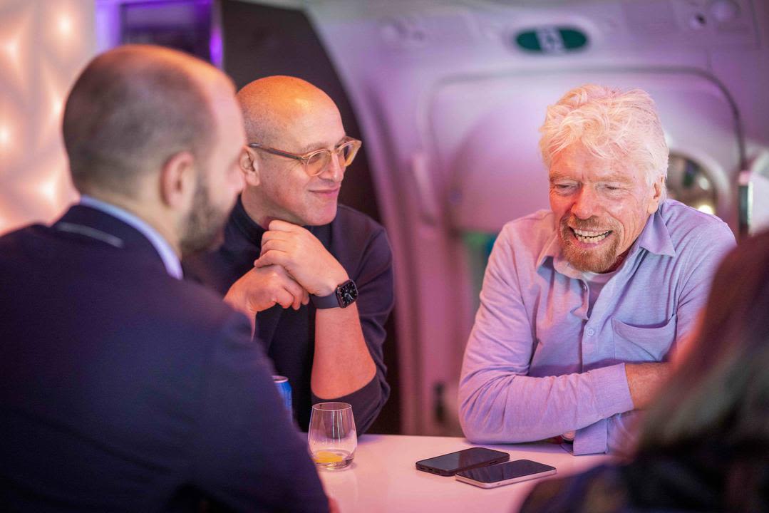 Virgin Atlantic's Flight100 with Richard Branson and Shai Weiss