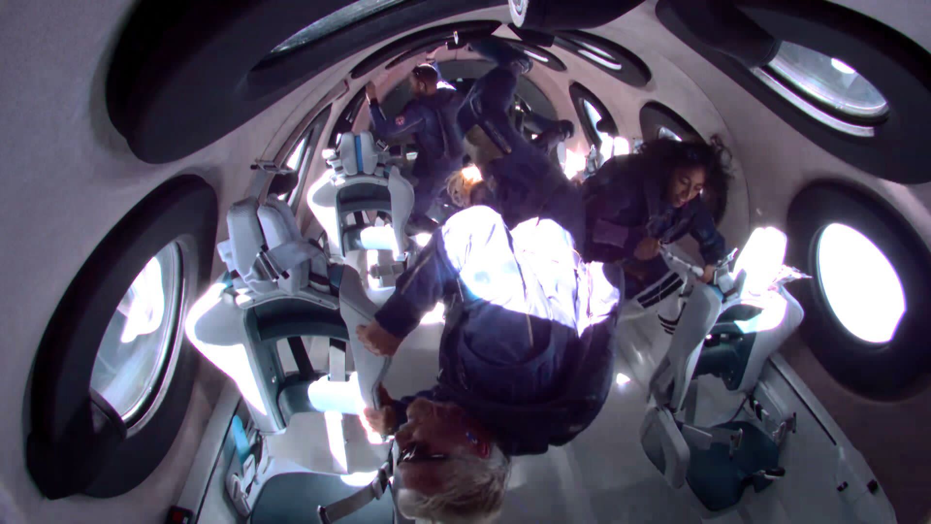 Richard Branson onboard Unity 22 mission with Virgin Galactic