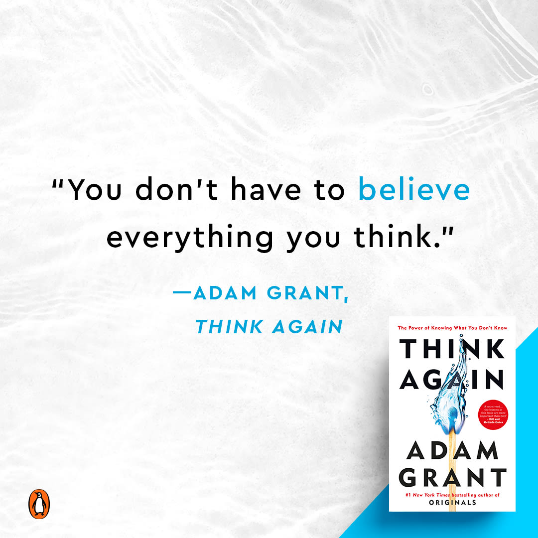 Think Again: How to rethink your life | Virgin