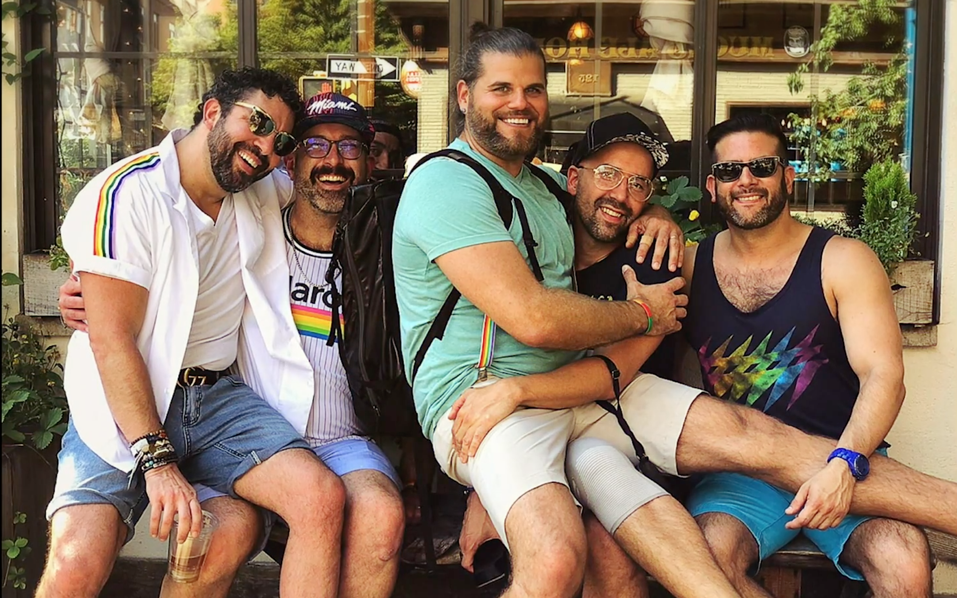 Billy Bohan Chinique celebrating Pride with friends