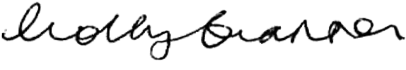 Holly Branson's signature