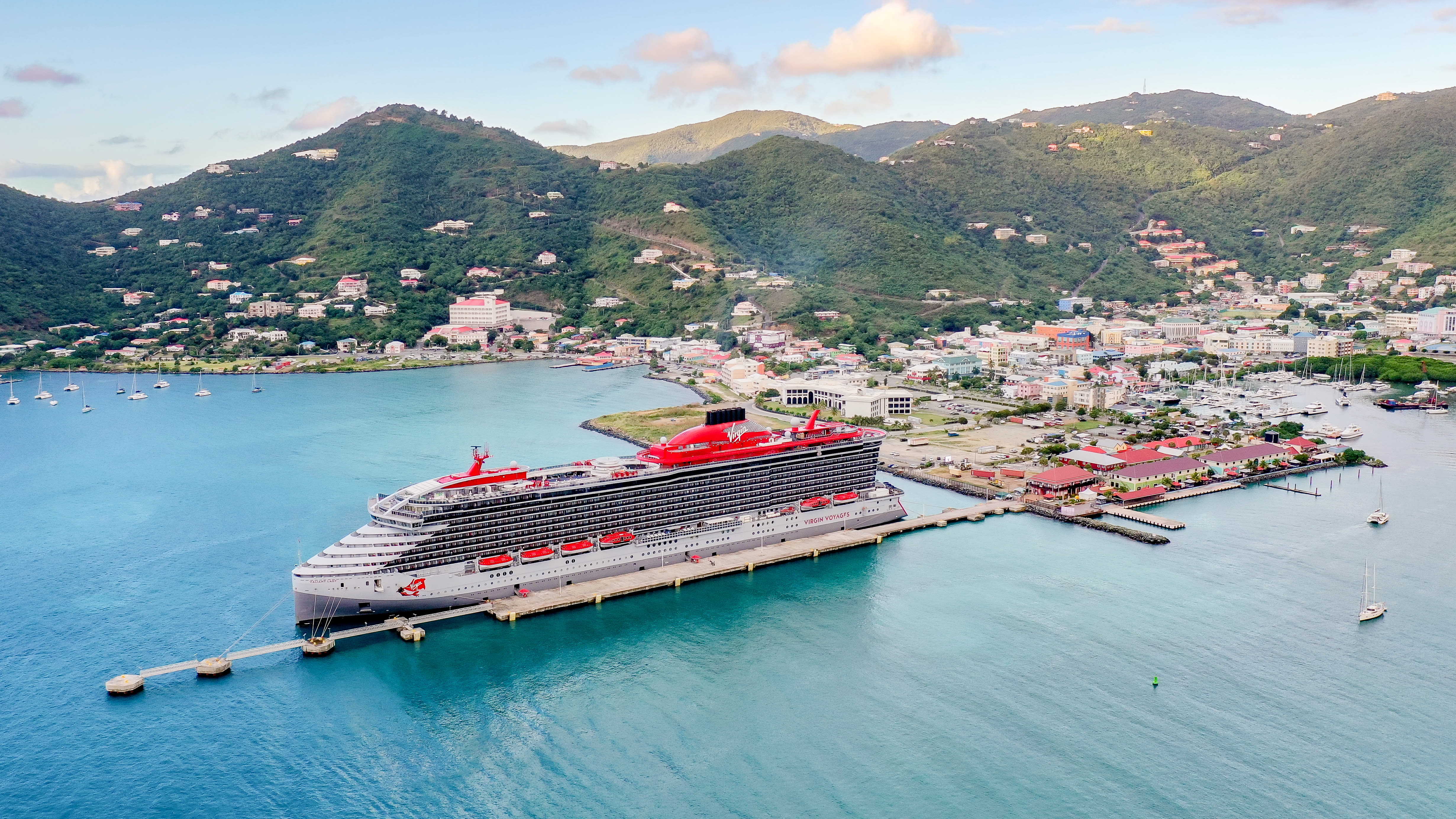 Virgin Voyages' Valiant Lady ship ports in the BVI for the first time