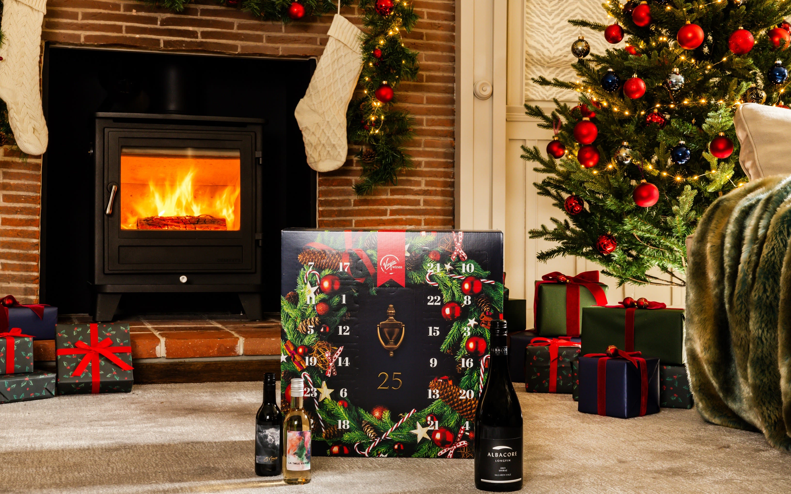 An image of the Virgin Wines mixed wine advent calendar 