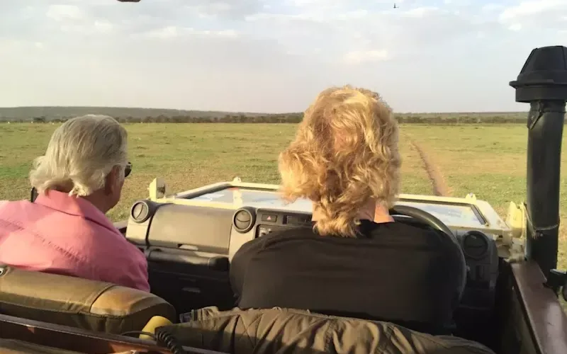 Richard Branson on safari