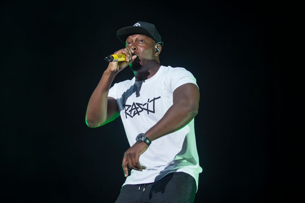 Dizzee Rascal performing at V Festival