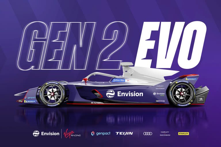 The Gen 2 EVO Envision Virgin Racing car