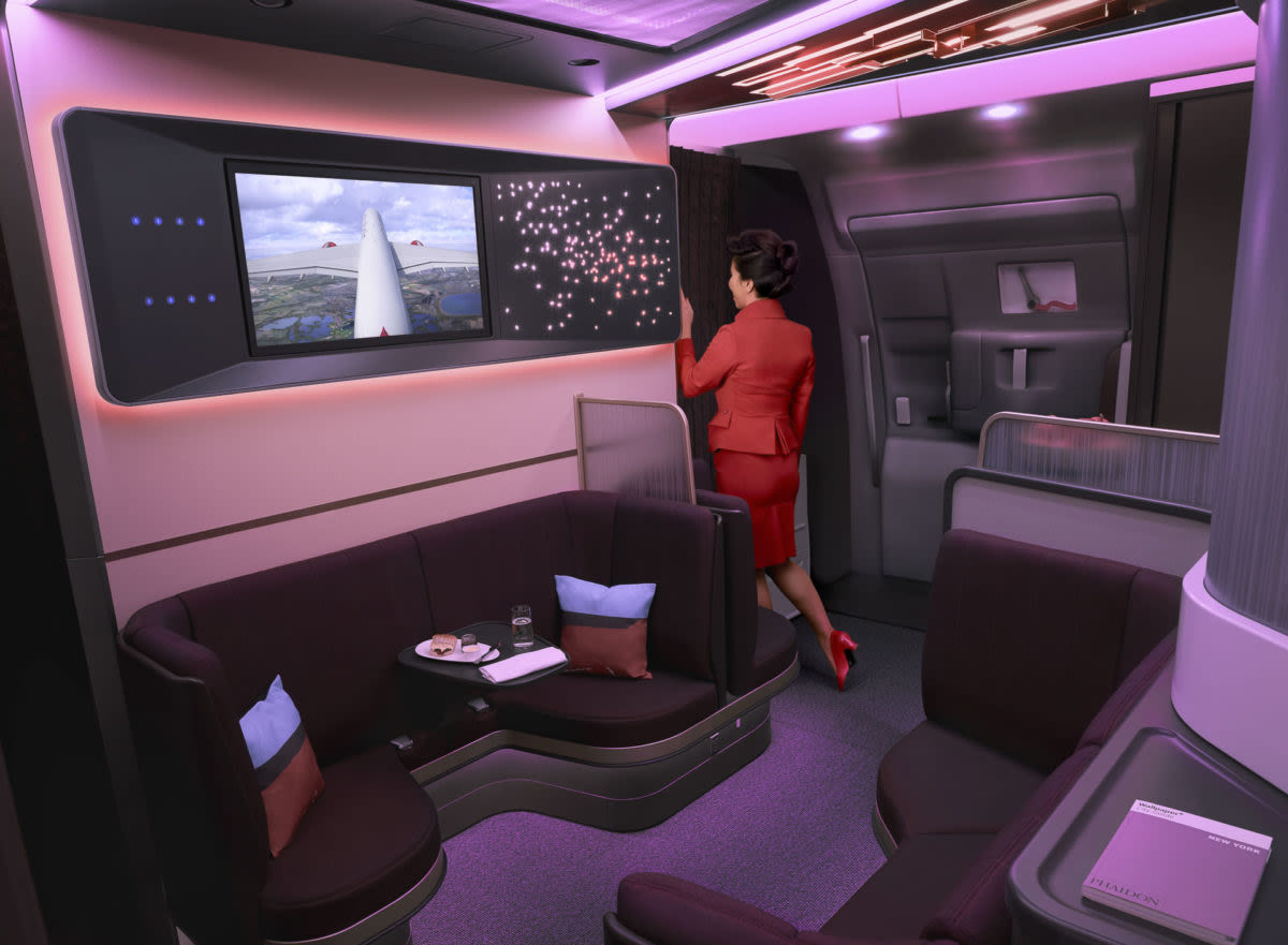 Preview of the loft on Virgin Atlantic's A350