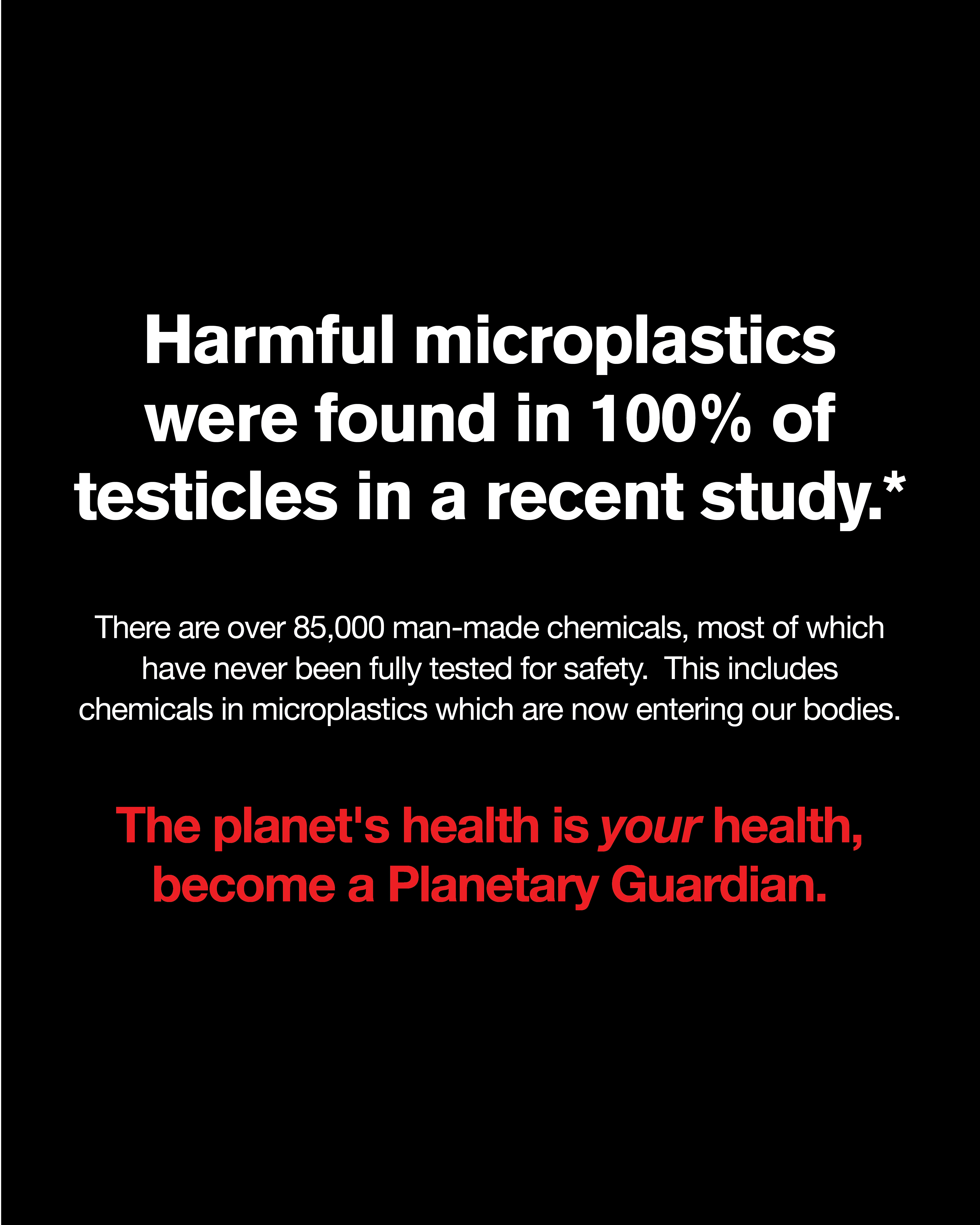 Planetary Guardians - microplastics