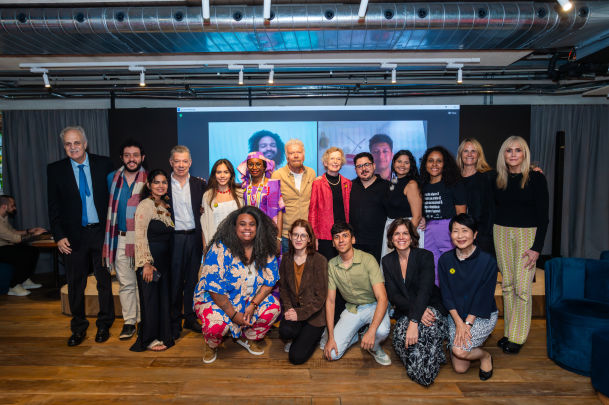 Richard Branson with the Planetary Guardians in Brazil