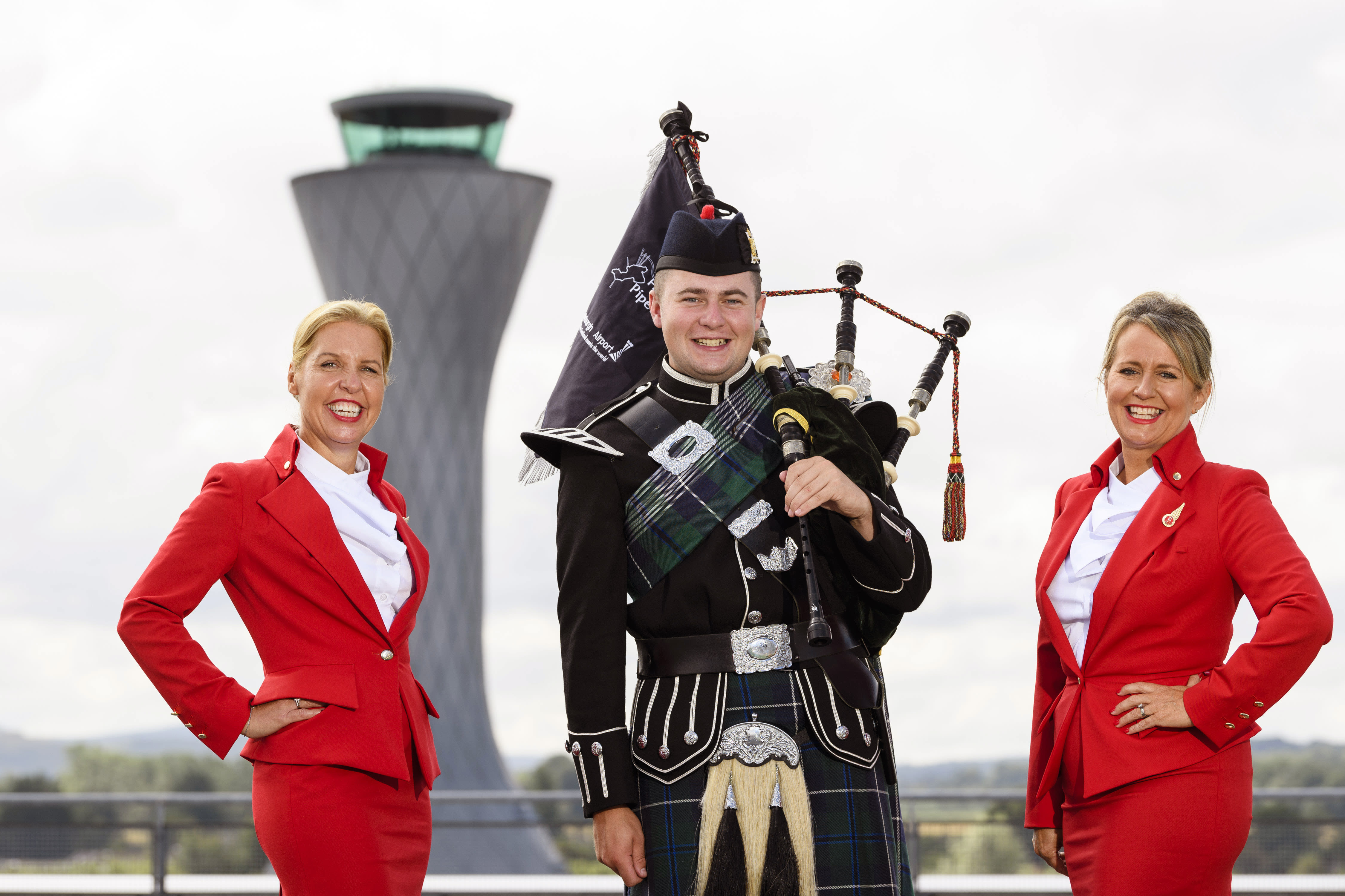 Virgin Atlantic cabin crew in Edinburgh