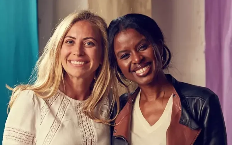 Holly Branson and June Sarpong smiling together