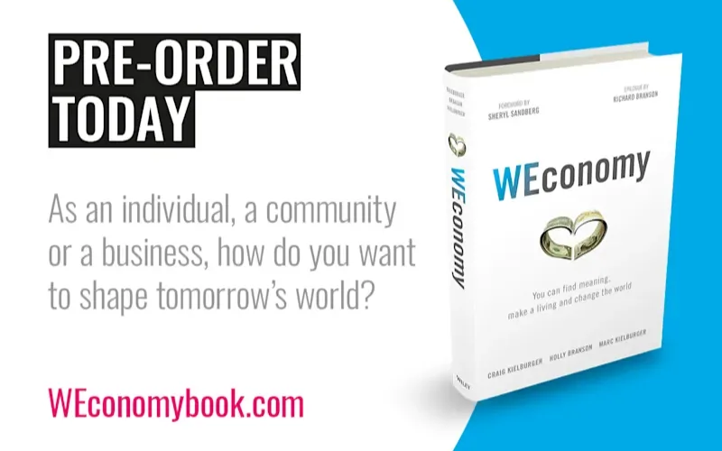 Promotional image for book Weconomy