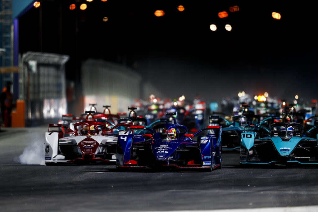 The Formula E cars
