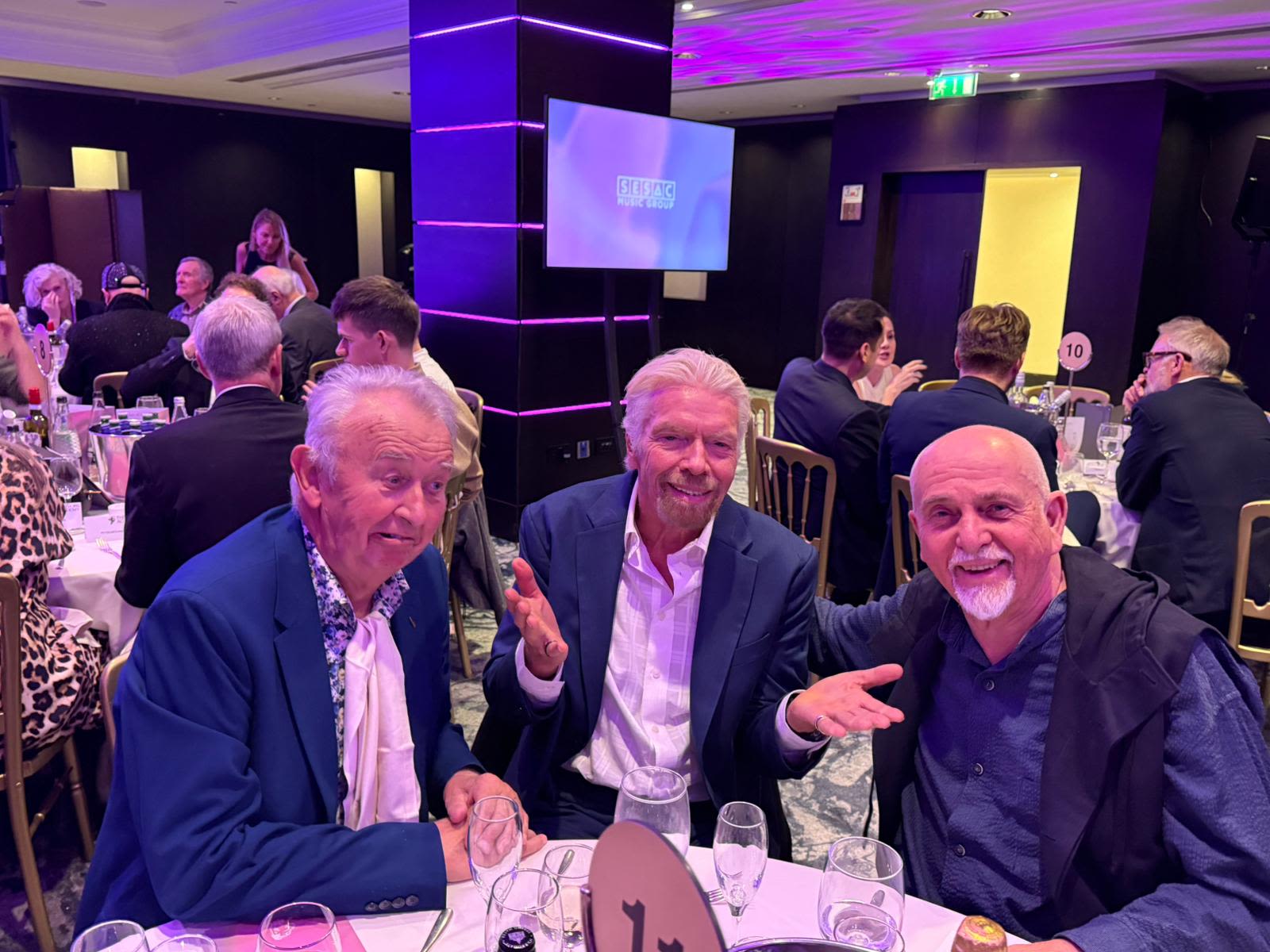 Richard Branson_2025_Peter Gabriel_Stephen Navin_The Ivors Academy Honours