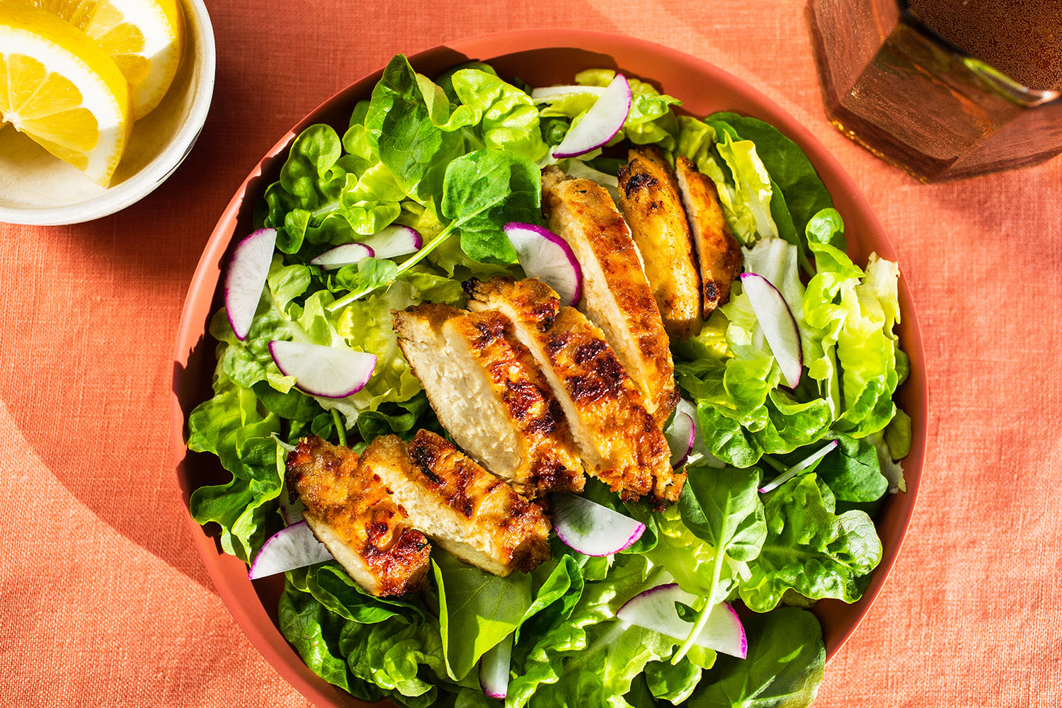 A chicken salad made with UPSIDE Foods' cultivated meat