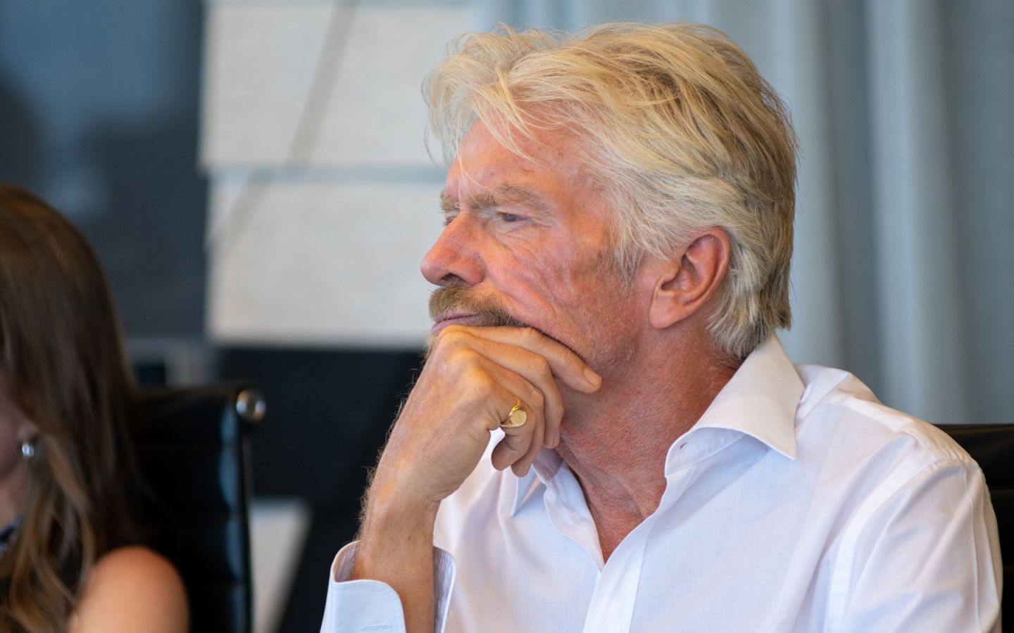 Richard Branson at a Virgin Unite event during New York Climate Week