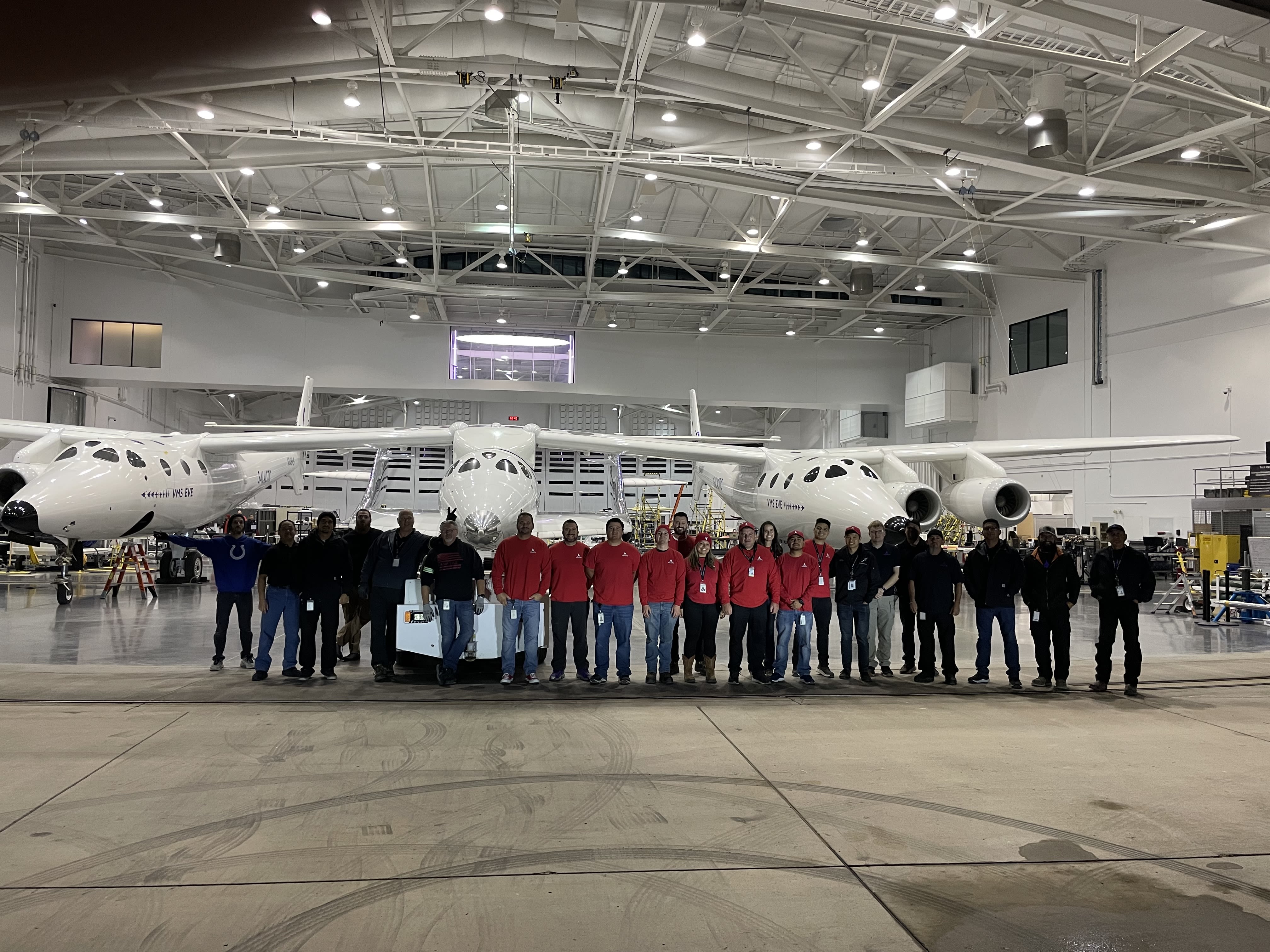 Virgin Galactic's Galactic 04 space mission - group photo