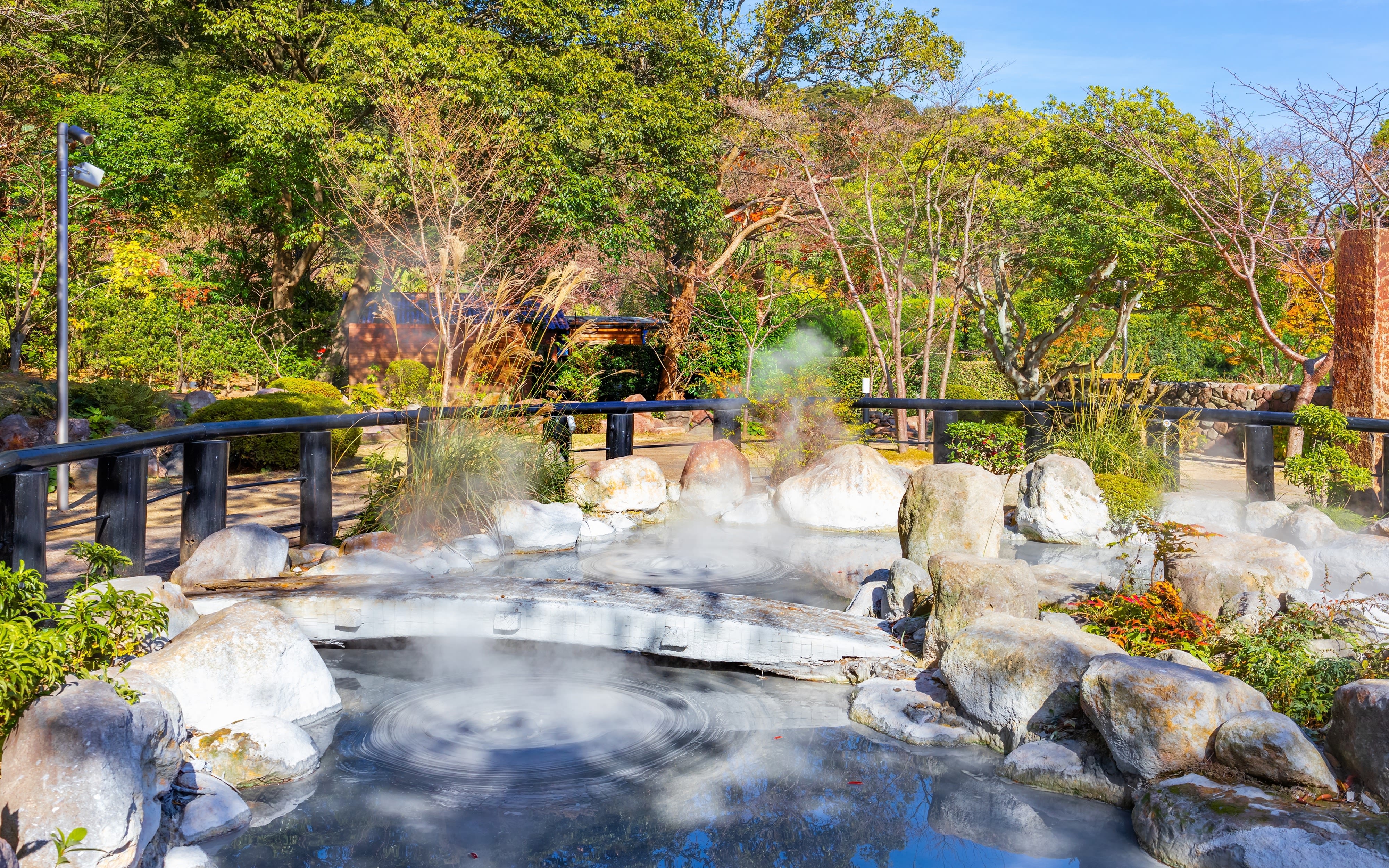 An image of boiling mud in a hot spring in Beppu, Japan 