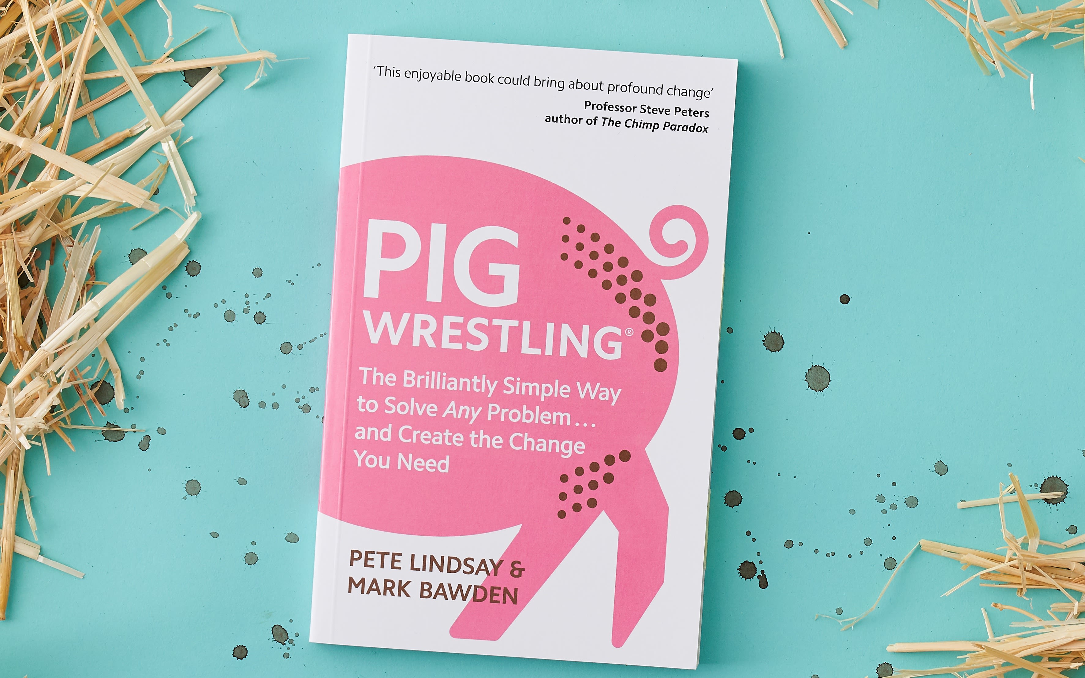 Front cover of a book called Pig Wrestling