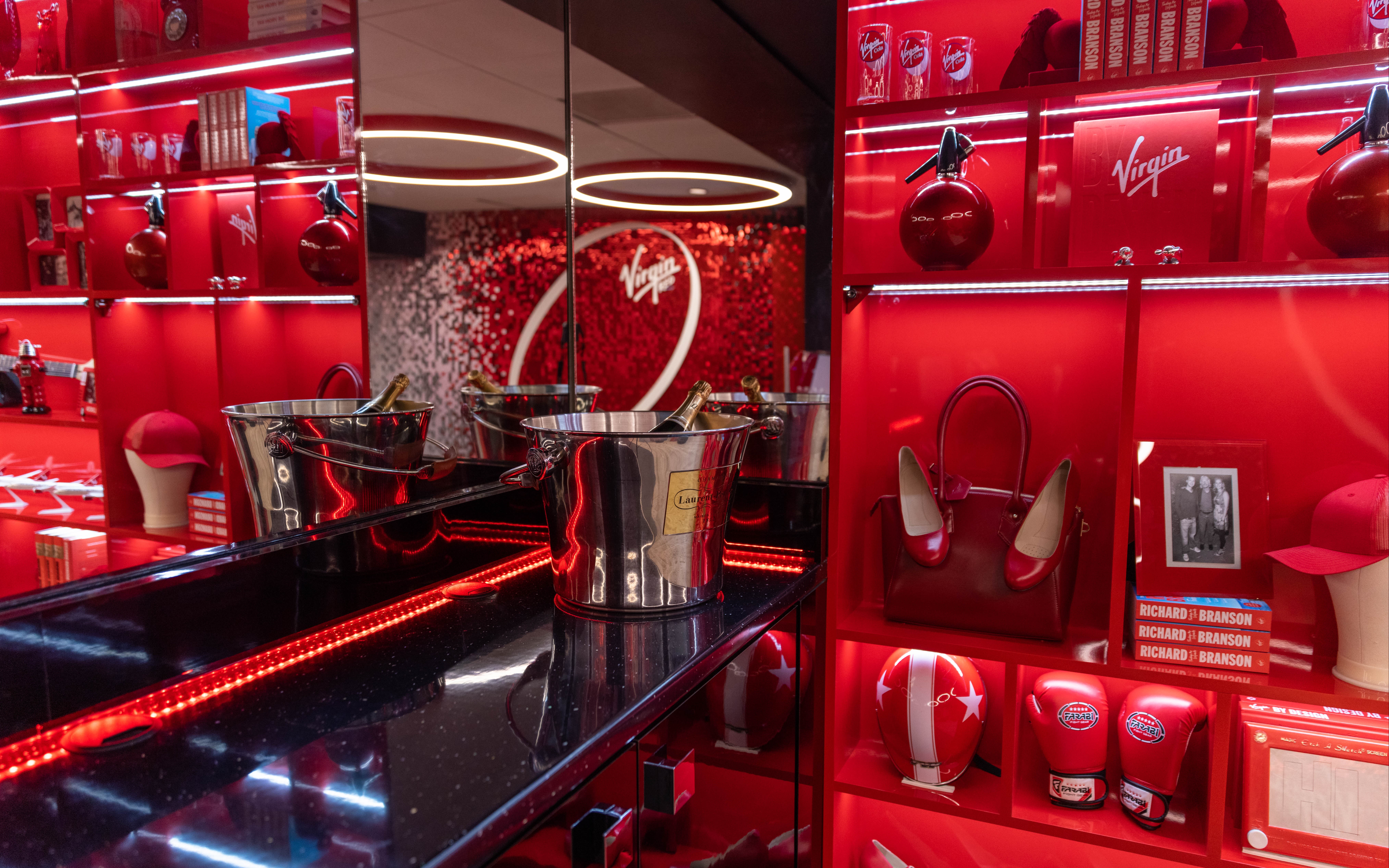 An image of the Virgin Red Room at AO Arena Manchester