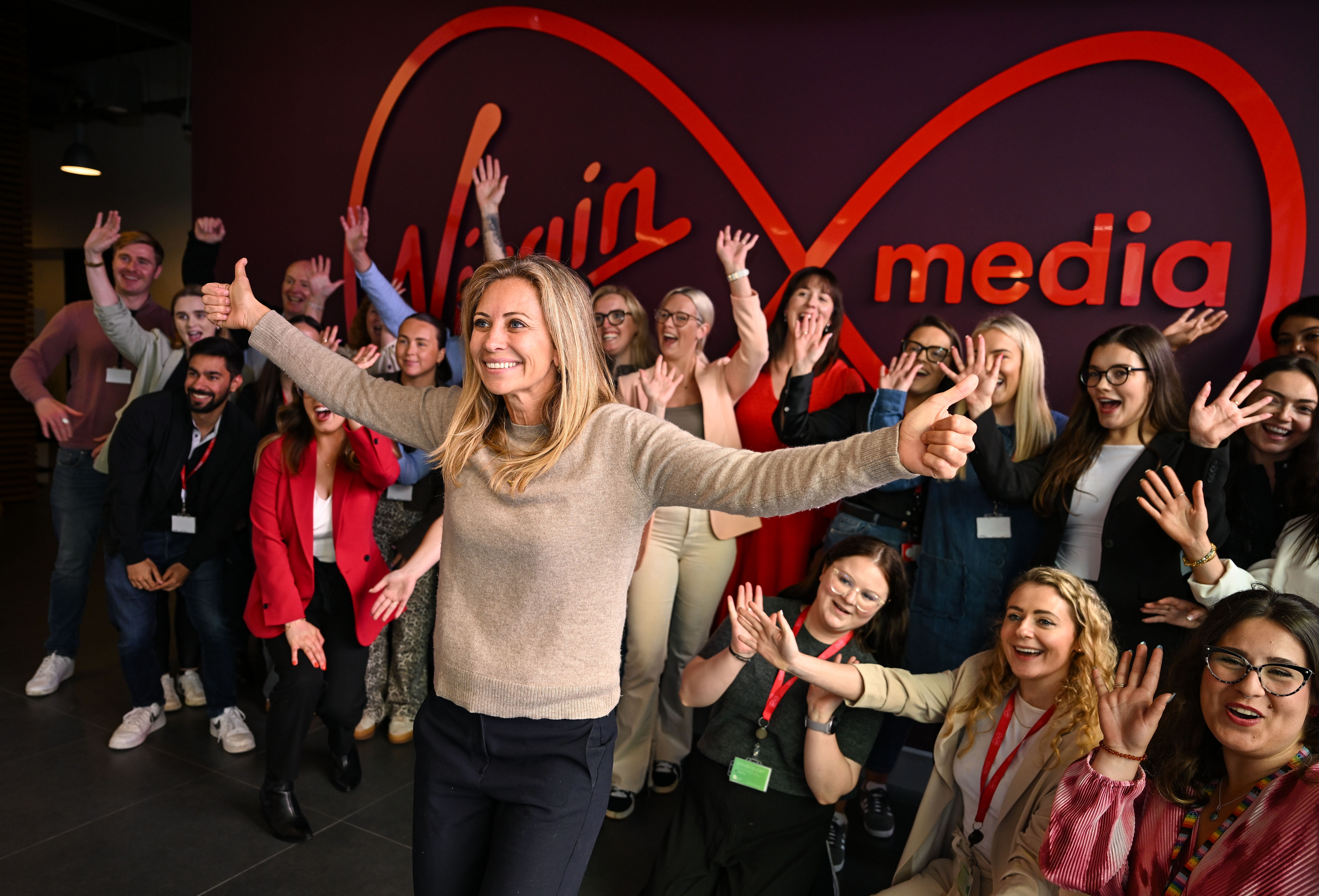Virgin Media Ireland and Holly Branson 