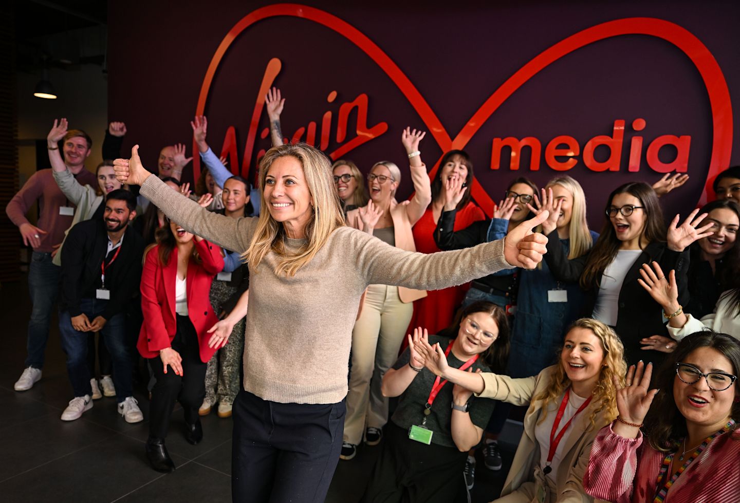 Virgin Media Ireland and Holly Branson 