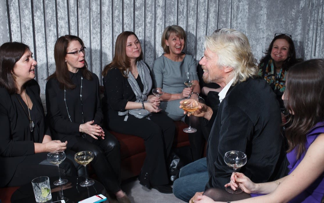 Richard Branson at a Virgin Hotels launch event
