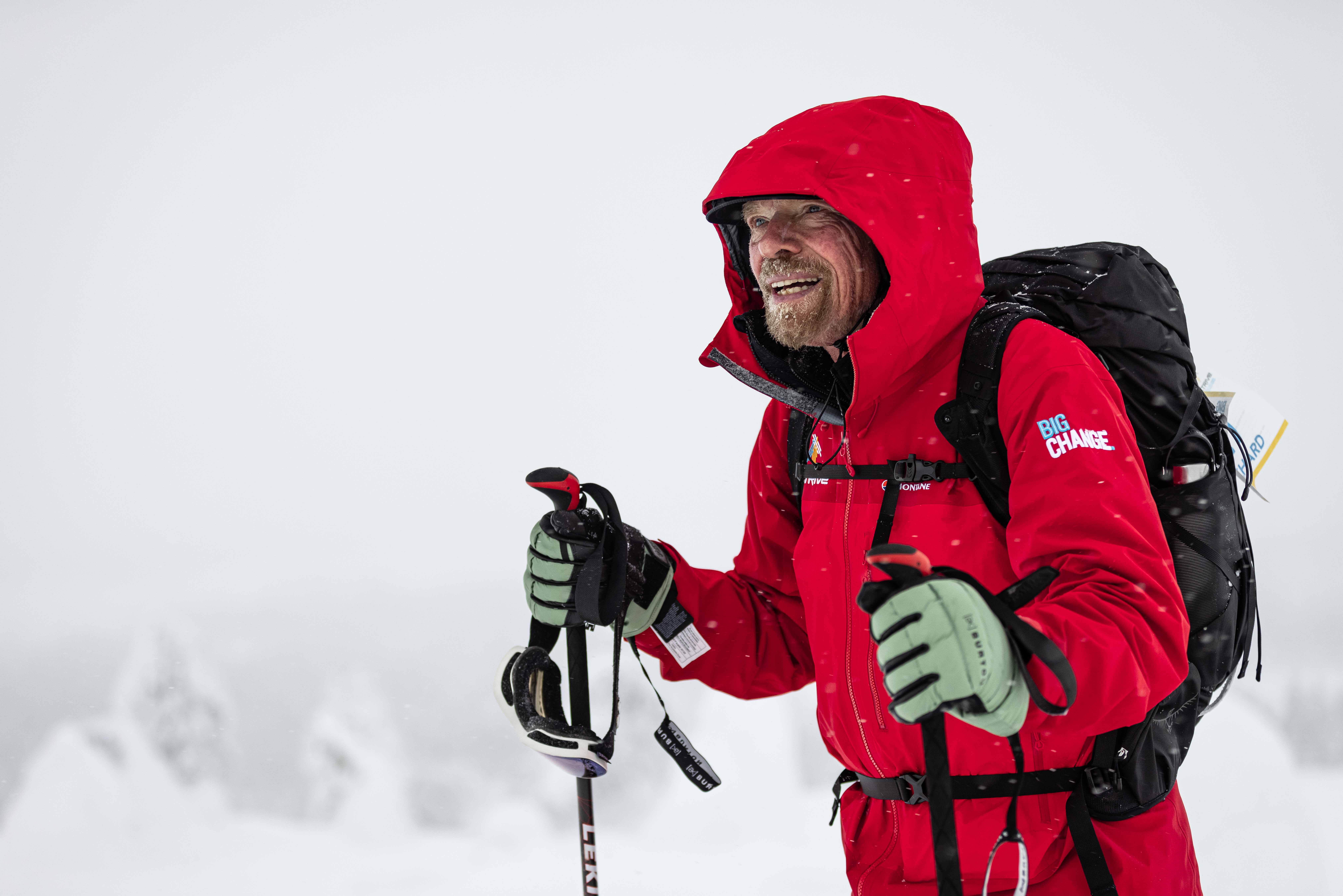 Richard Branson on the 2023 Strive Challenge - hiking above the Arctic Circle