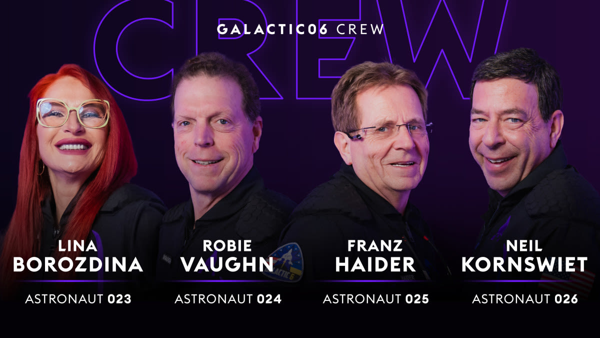Virgin Galactic's Galactic 06 crew