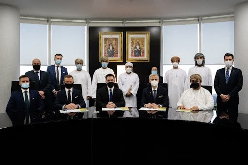 Oman signing ceremony with Virgin Orbit