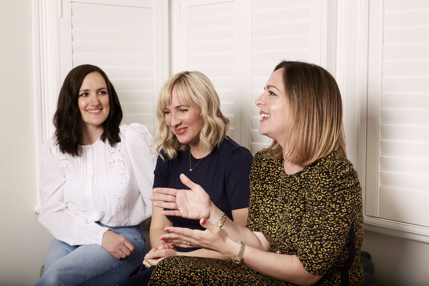 The founders of Fertility Circle laughing in conversation