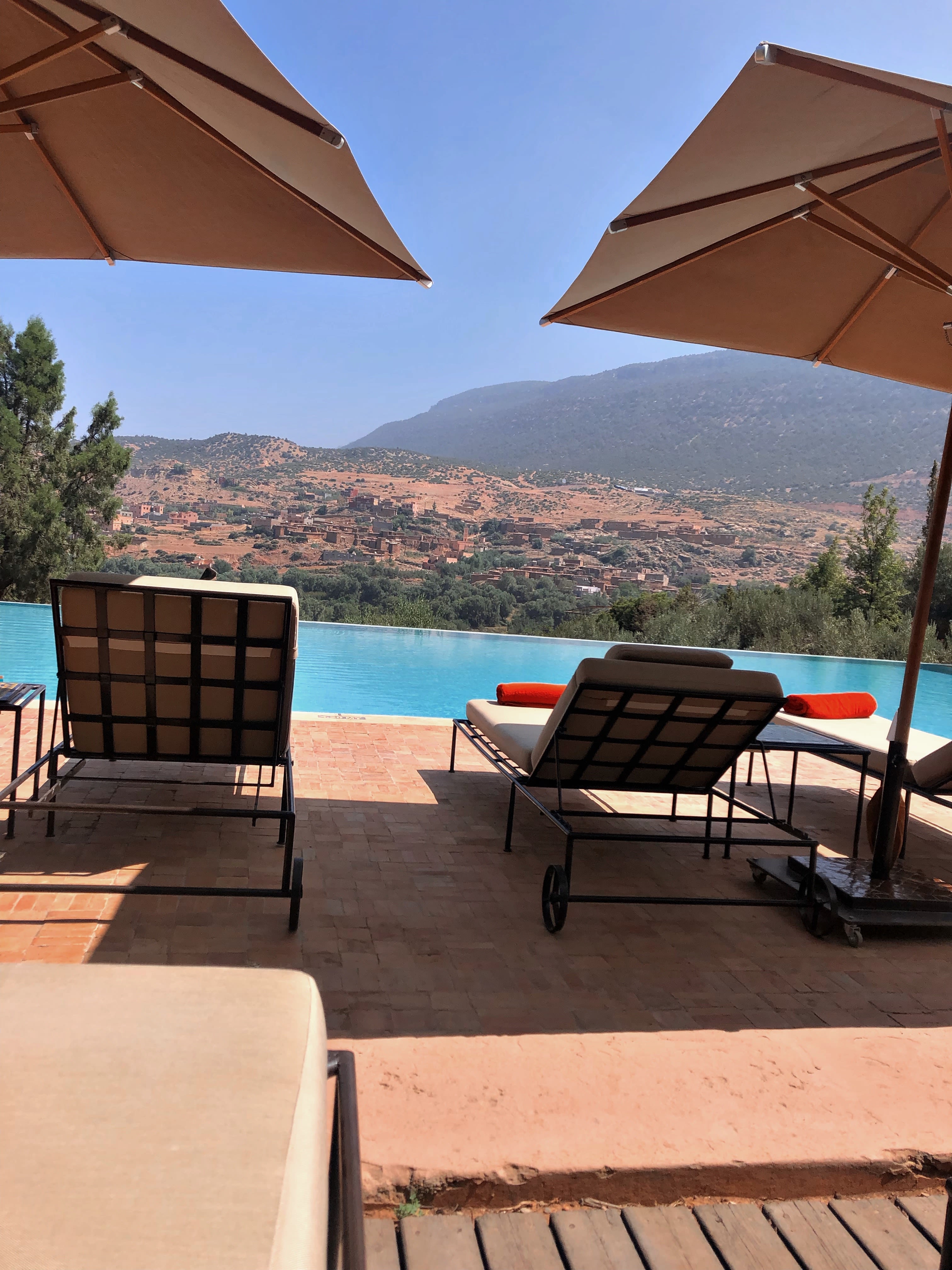 The pool at Kasbah Tamadot - Richard Branson and Virgin Limited Edition's property in Morocco