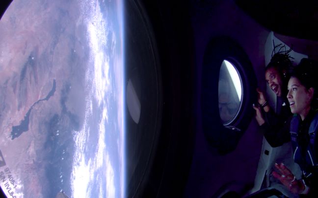 Astronauts on board Virgin Galactic's Unity 25 flight to space