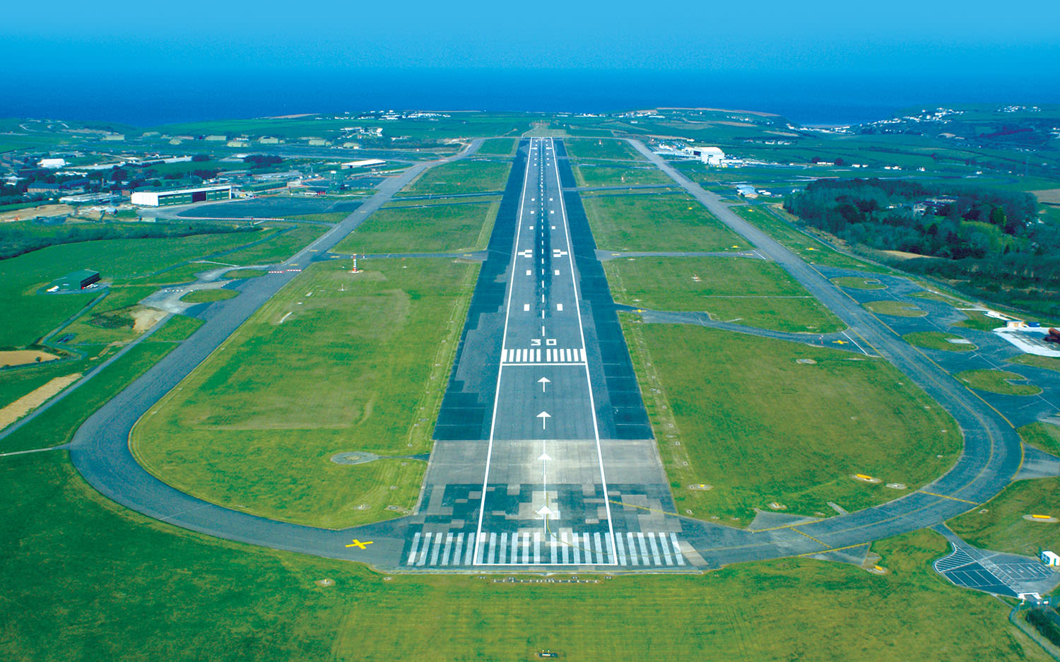 The runway at Spaceport Cornwall