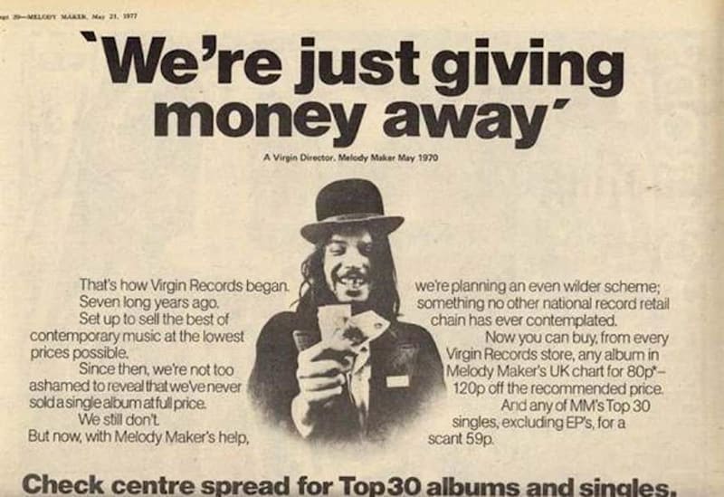 Image from Virgin Records 