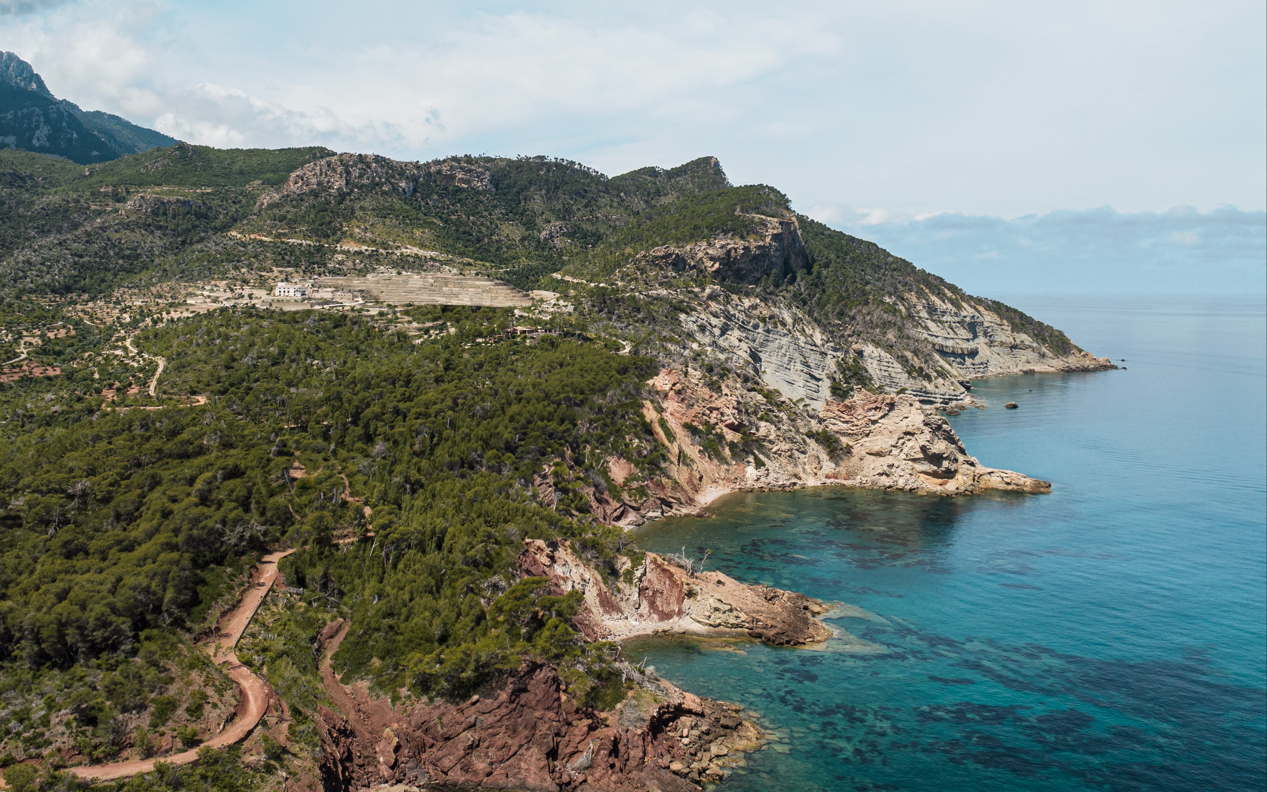 An image of the sea view from Virgin Limited Edition's Son Bunyola hotel