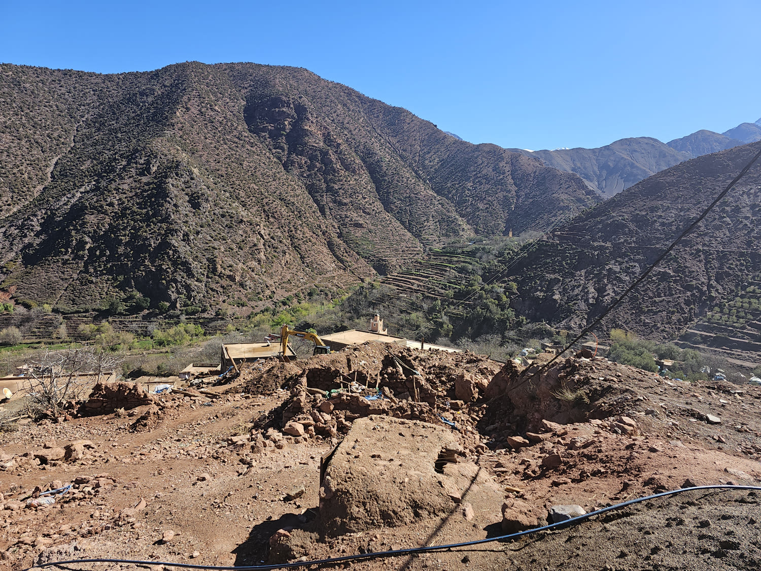 Rebuilding begins in Imi Oughad