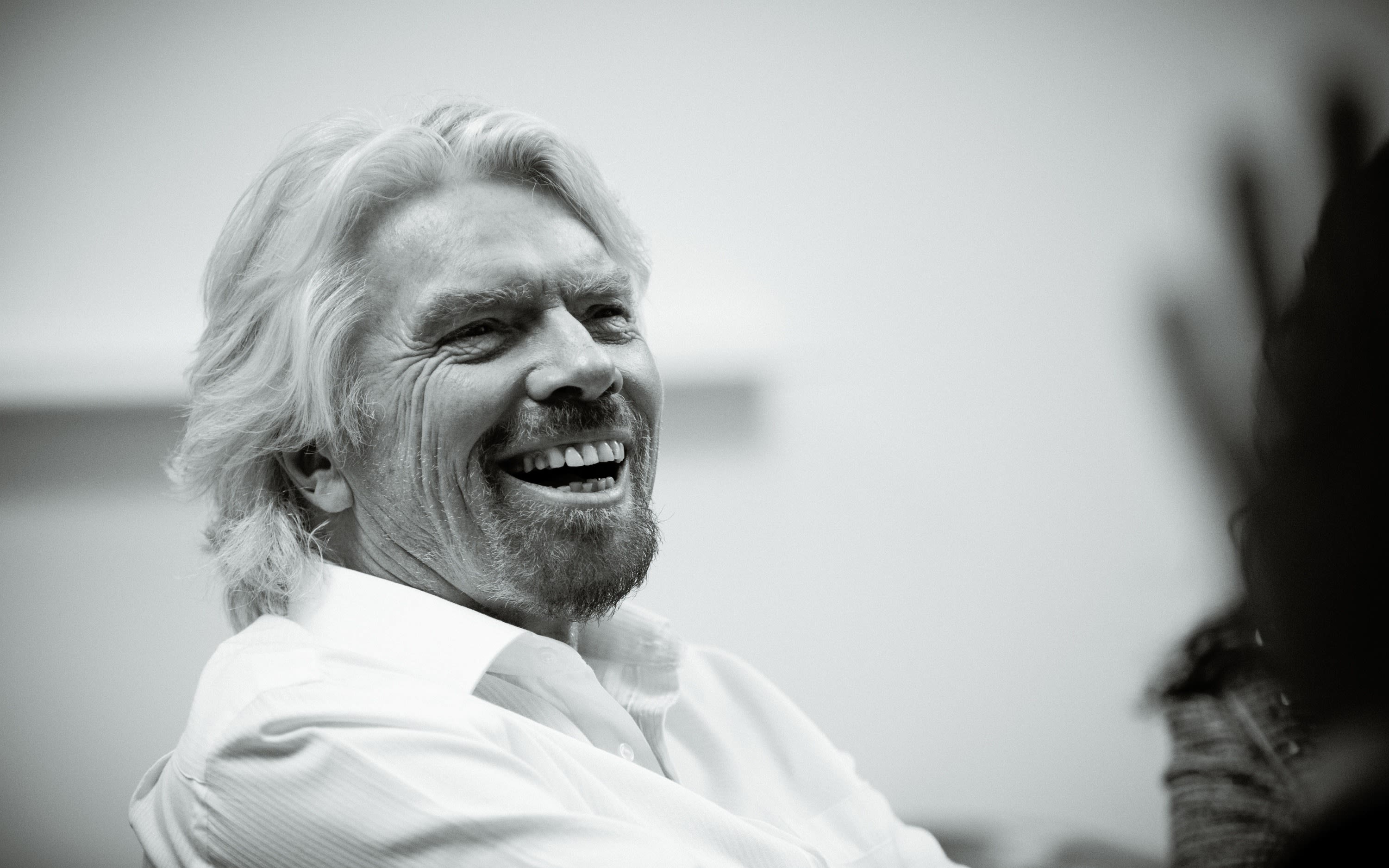 Richard Branson laughing 